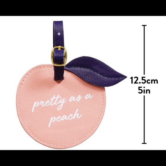 Draper James Peach Luggage Tag 🍑 - Picture 3 of 3